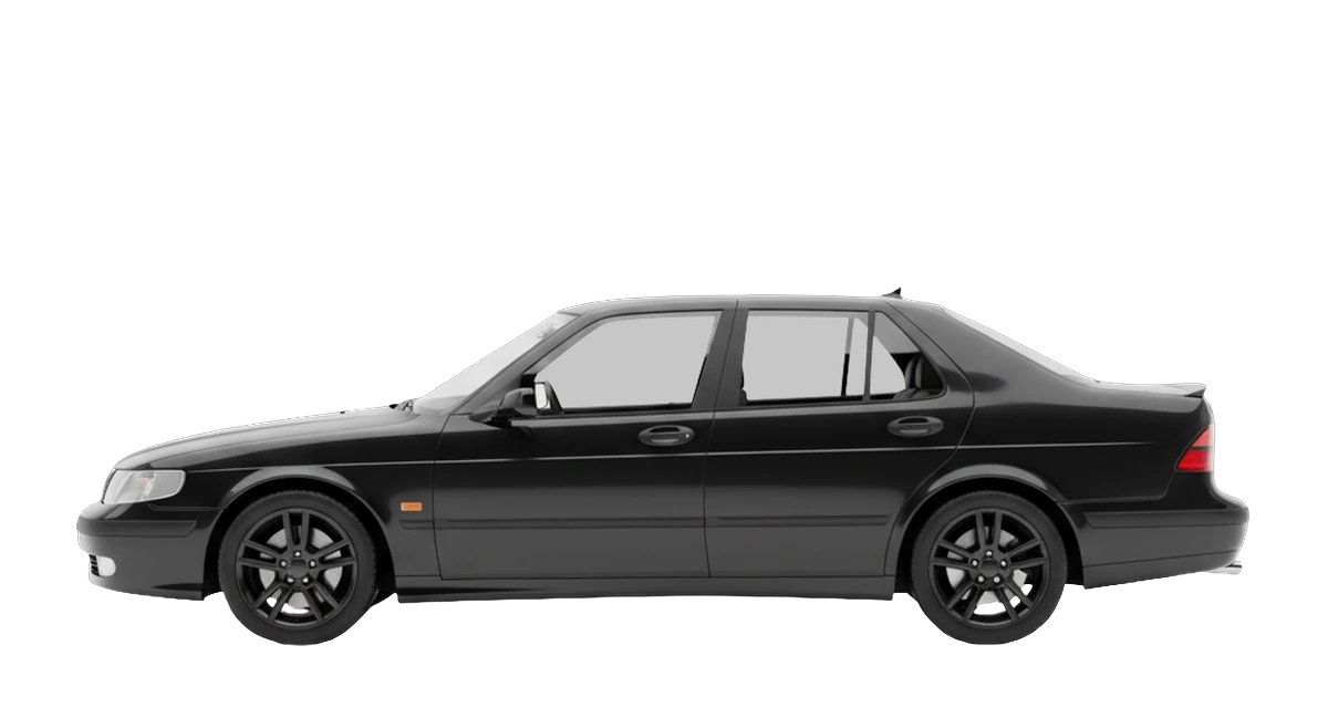 Saab 9000 side view