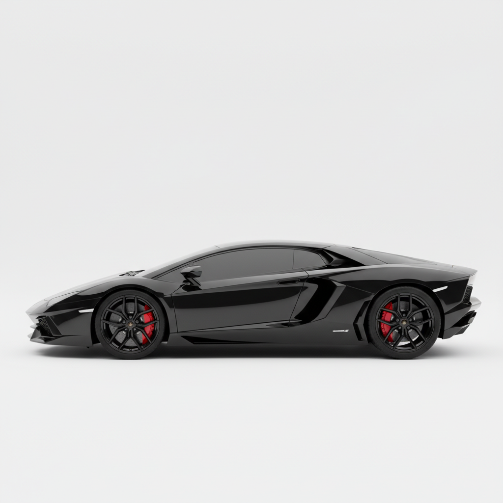 Lamborghini Aventador side view