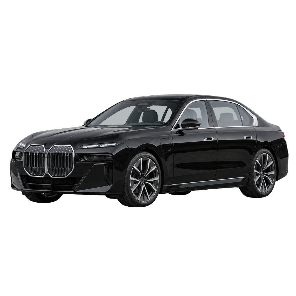 BMW I7 side view