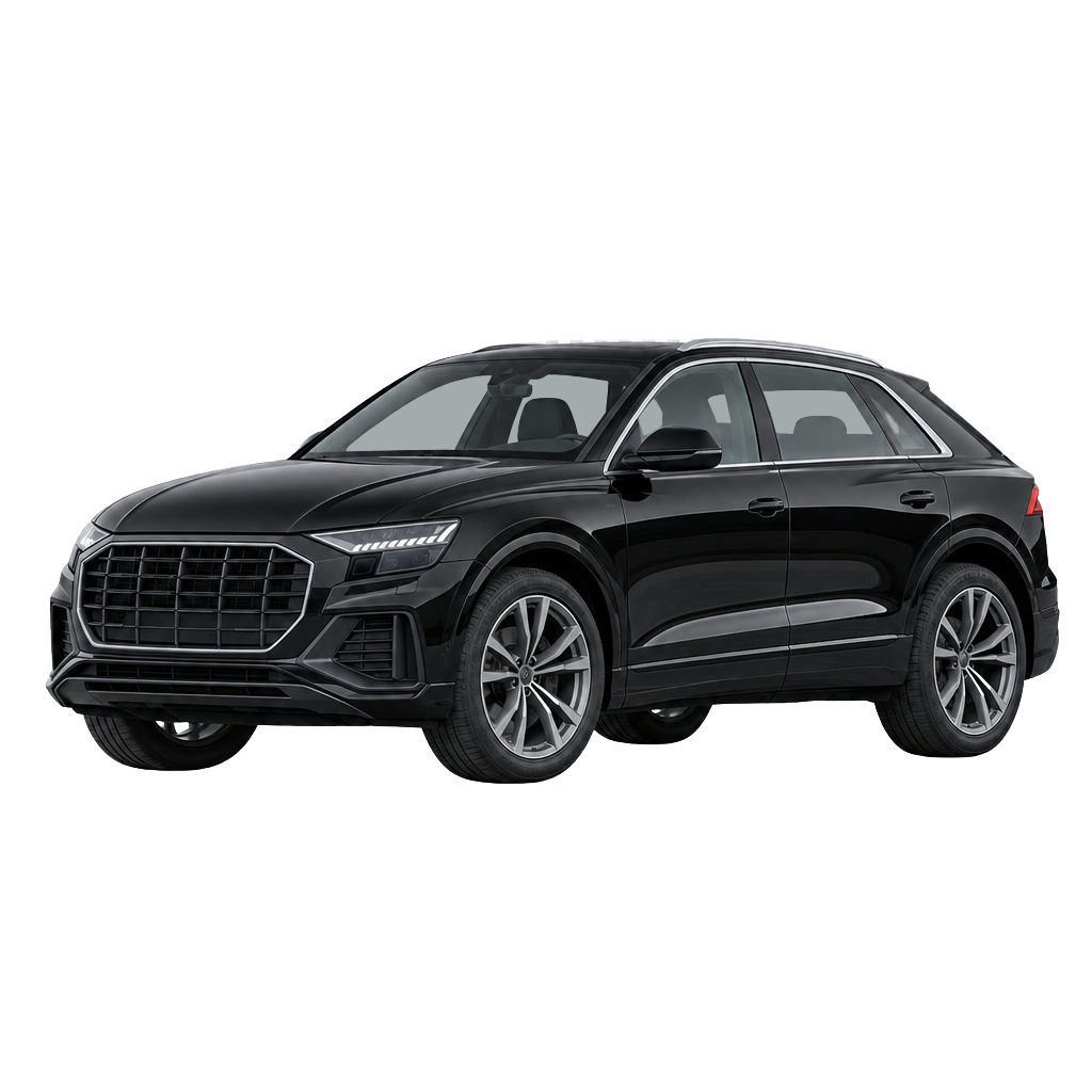 Audi Q8 E Tron side view